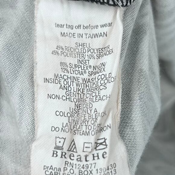 prAna Kaley Lagoon Long Sleeve Dress Black White Fit Flare Womens Size Small - Picture 7 of 12